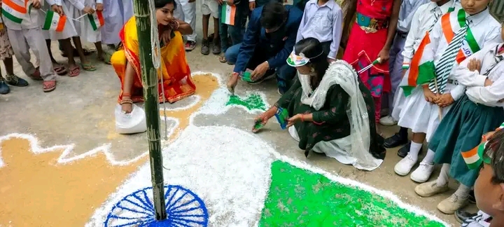 School Independence Day celebration