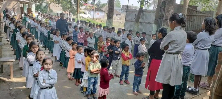 Bal Niketan Balha - Morning Assembly